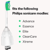 Replacement Toothbrush Heads for Philips Sonicare E-Series HX7022/66 Essence, Xtreme, Elite, Advance, and CleanCare Electric Toothbrush