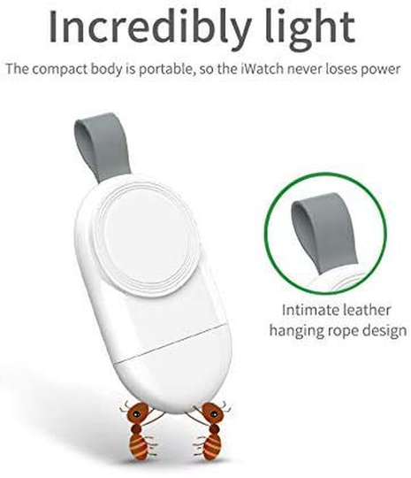 Charger for Apple Watch, Travel Car Charger, Portable USB Wireless Magnetic Fast Charging Compatible with for Apple Watch Series SE 6 5 4 3 2 1