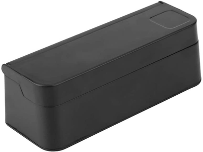Universal Car Interior Plastic Coin Case Trays & Bags Storage Box Holder Change Container Organizer Black