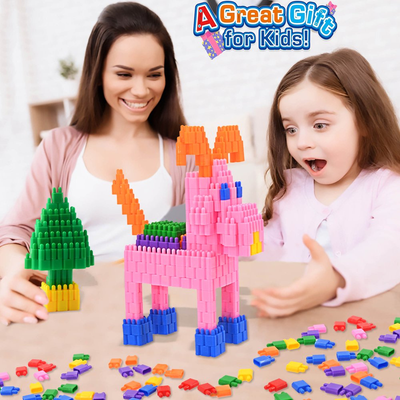 600 Piece Set - Building Blocks Construction STEM Toy