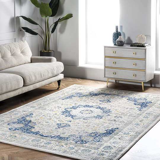 nuLOOM Paisley Verona Vintage Persian Area Rug, 5' x 7' 5", Pink