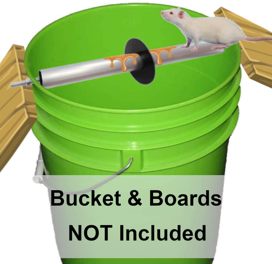 Odesos Mouse Trap, Live Catch and Release Bucket Spin Roller with an Original Ring for Mice Rats Rodents. Humane. Auto Rolling Reset. Safe for Children and Pets Works Outdoors and Indoors