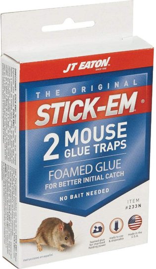 JT Eaton 233N Stick-Em Mouse Size Glue Traps
