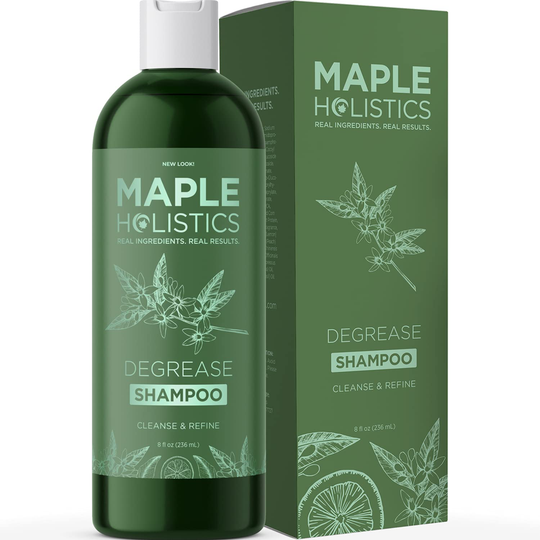 Degrease Shampoo for Oily Hair Care - Clarifying Shampoo for Oily Hair and Oily Scalp Care - Deep Cleansing Shampoo for Greasy Hair and Scalp Cleanser for Build Up with Natural Essential Oils for Hair