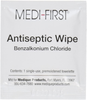 Medique Medi-First Antiseptic Wipes, Benzalkonium Chloride Cleansing Towelettes, 20 Pack - 21471