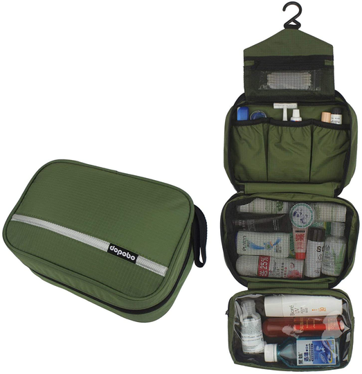 Dopobo Travelling Toiletry Bag Portable Hanging Water-Resistant Wash Bag for Travelling, Business Trip, Camping