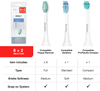 Brushmo Replacement Toothbrush Heads Compatible with Phillips Sonicare Electric Toothbrush Value Pack (8+2).