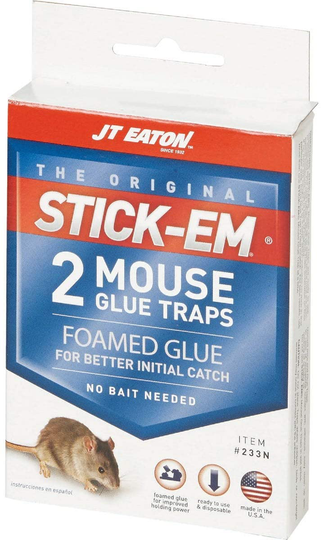 JT Eaton 233N Stick-Em Mouse Size Glue Traps