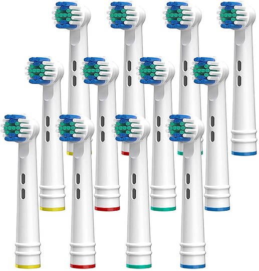 Electric Toothbrush Replacement Heads Compatible with Oral B Precision Clean Electric Toothbrush Soft Bristles Brush Heads