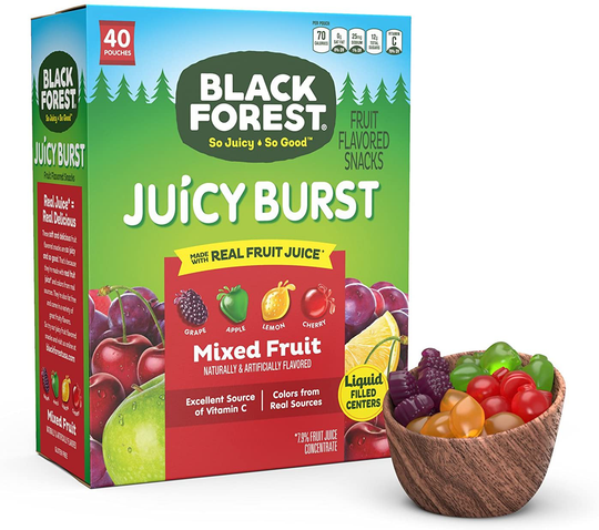 Fruit Snacks Juicy Bursts, Mixed Fruit