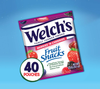 Welch's Fruit Snacks, Berries 'n Cherries, Gluten Free, Bulk Pack, 0.9 oz Individual Single Serve Bags (Pack of 40)