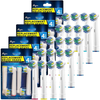 Replacement Brush Heads for Oral B Braun- Compatible with Oral-B White, Power, Clean, Kids, Soft, Black, Action, and more