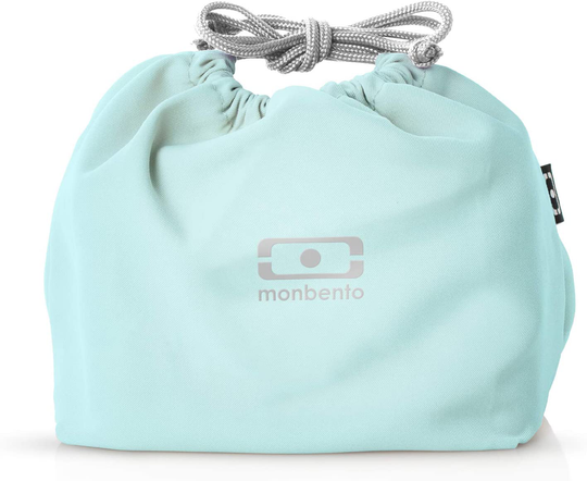 monbento - MB Pochette M black Onyx Bento lunch bag - Polyester lunch tote - Suitable for MB Original MB Square & MB Tresor Bento boxes