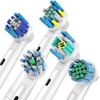 Compatible for Oral b Braun Brush Heads Replacement ,Variety Electric Toothbrush Heads with Dupont Bristles Including Sensitive, Floss, Cross, 3D Whitening, and Precision (20 Pack)