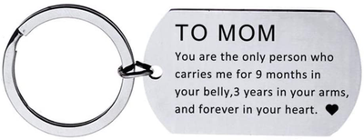 You Are the Only Person Pendant Necklace or Keychain Mothers Day Gift from Son Daughter