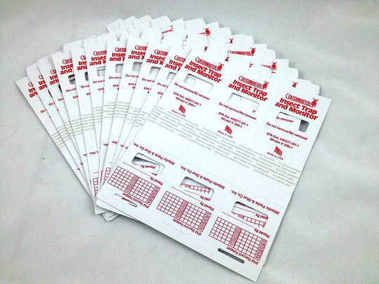 Insect Trap & Monitors 288i - No Chemicals !!!- Non-Toxic Glue Traps!! 5 Glue Boards / 15 Monitors