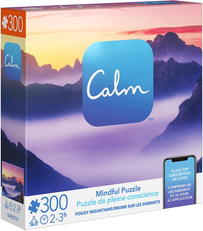 300-Piece Calm Jigsaw Puzzle for Relaxation, Stress Relief, and Mood Elevation