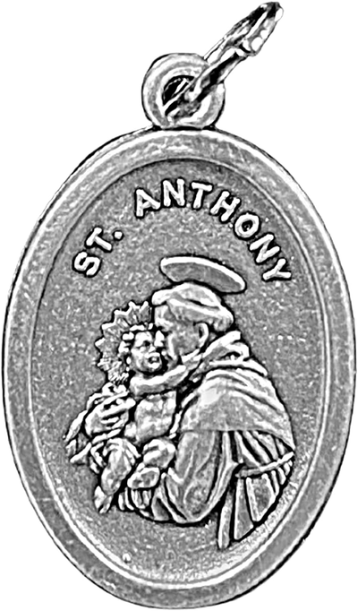 Religious Gifts St Francis Dog Tag - Saint Francis of Assisi Silver Tone Pet Medal, 1 Inch