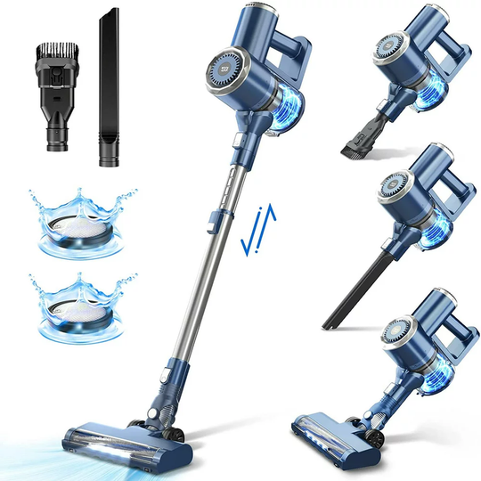 Cordless Stick Vacuum Cleaner - Lightweight for Carpet, Floors, and Pet Hair