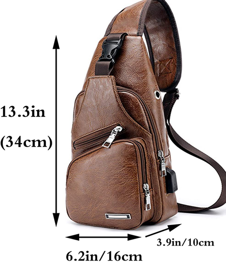 Sling Bags Small Chest Shoulder Crossbody Messenger Hiking Multipurpose Daypack Backpack