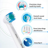 18pcs Precision Replacement Brush Heads Compatible with Oral B Braun Electric Toothbrush