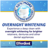 Efferdent PM Denture Cleanser Tablets, Overnight Whitening, 90 Count
