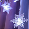  Twinkle Snowflake Window Fairy Multi-Color LED String Lights Holiday Lightings, 11.48' (96 Count)