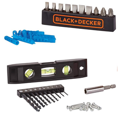 43 Piece BLACK+DECKER 8V MAX Home Tool Kit