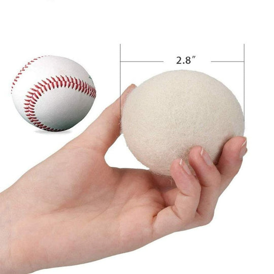 6- Pack Wool Dryer Balls Organic XL ,Save Time,Money,Energy