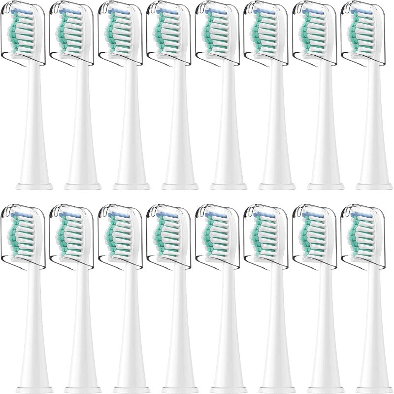 8 Pack Replacement Toothbrush Heads with Protective Covers Compatible with Philips Sonicare Electric Toothbrush 