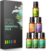 Set of 6 or 14 Essential Oils - Pure Aromatherapy Oils Kit, Lavender, Eucalyptus, Peppermint, Tea Tree, Lemongrass, Sweet Orange