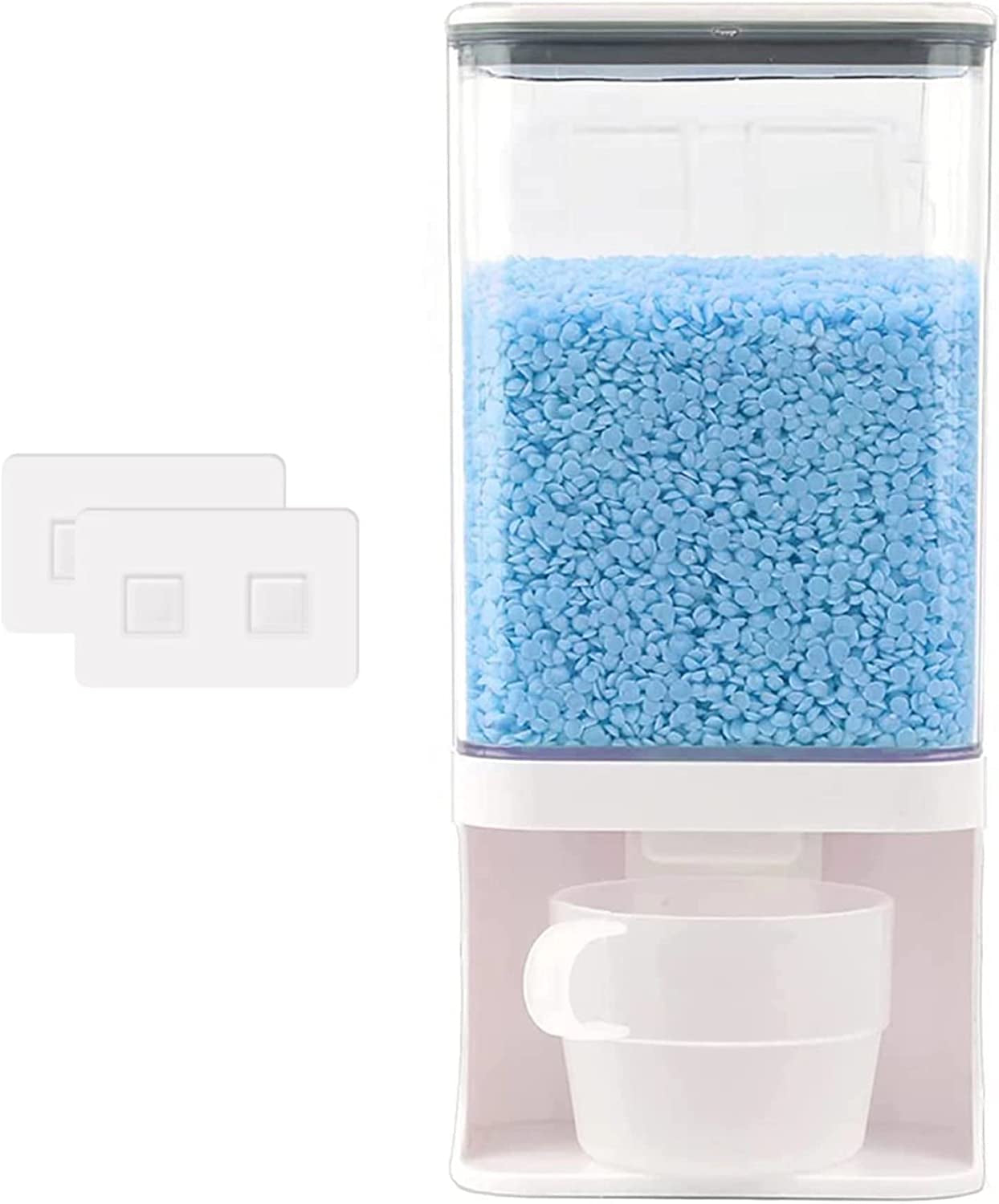 35 OZ Laundry Detergent Dispenser/Wall-Mounted Scent Booster Beads Dispenser for Laundry Room