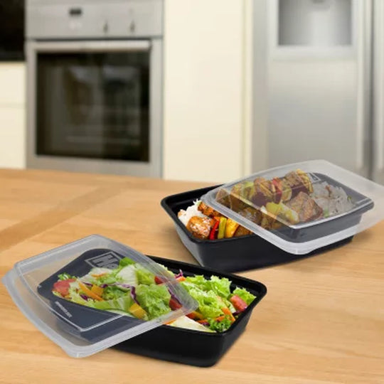 30 Count Hefty Food Storage Containers w/ Lids- 18oz each
