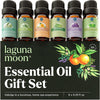 6 Pack Essential Oils Set - Organic Blends for Diffusers - Peppermint, Tea Tree, Lavender, Eucalyptus, Lemongrass, Orange