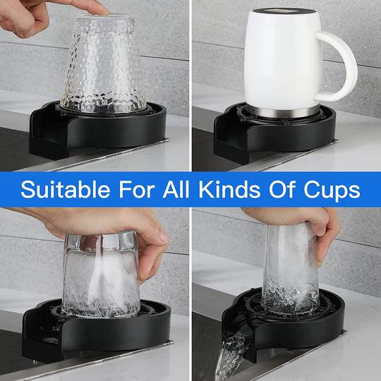 Quick Rinse Kitchen Sink Glass Rinser