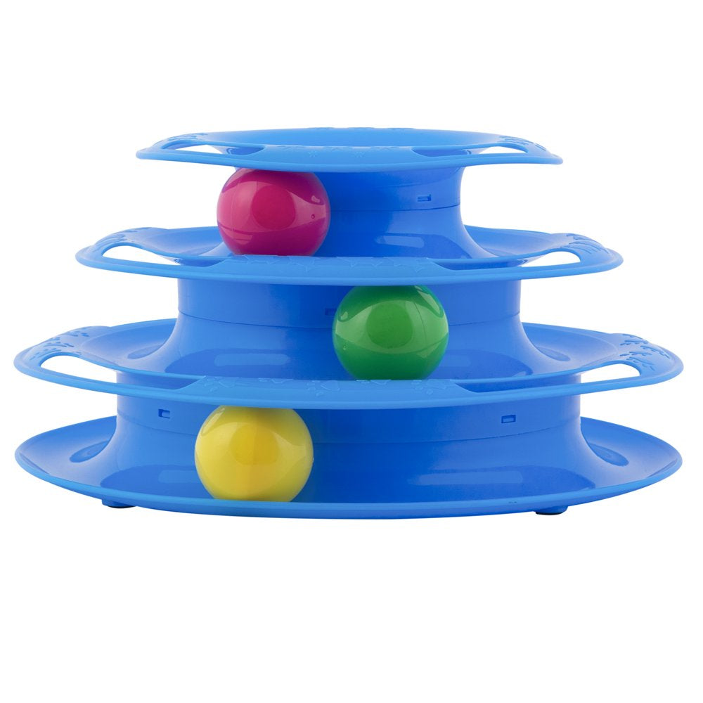  3 Tier Tower Interactive Ball Toy for Cats and Kittens