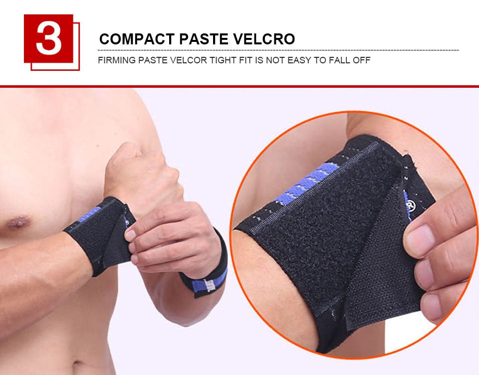 Adjustable Elastic Cotton Bandage Sport Wristband Brace