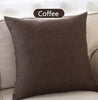 Modern Solid Cotton Linen Sofa Cushion Embrace Pillow 45x45cm/17.7x17.7''  Throw pillow Home Decoration Pillow Seat cushion