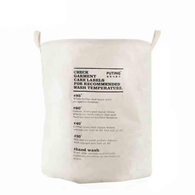 Foldable Cotton&Linen Washing Clothes Laundry Basket Bag Hamper Storage 40cm*50cm/15.7''*19.6'' 1 PCS/Lot