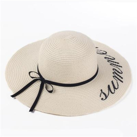 Outdoor Wide Brim Straw Hat