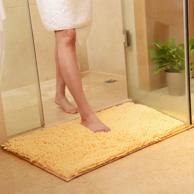 Non-Slip Plush Padded Bathroom Carpet Floor Mat