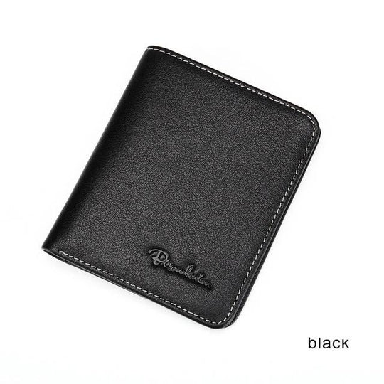 Men's Genuine Leather Wallet - Business Card Holder