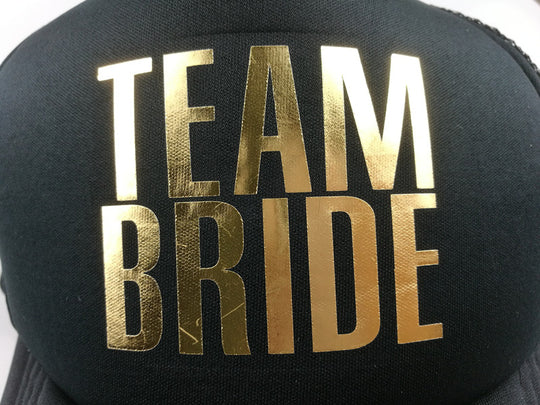 C&Fung SQUAD BRIDE TEAM BRIDE trucker hats basebal Caps for wedding party gold glitter pink mesh hats Summer style