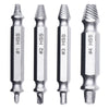 4 Piece: Damaged & Stripped Screw Removal Extractor Set