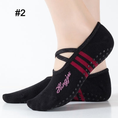 Women's Anti-Slip Bandage Support Yoga Socks