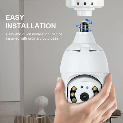 Light Bulb Security Camera - 2.4GHz & Wireless WiFi, 1080P - Supports 5G