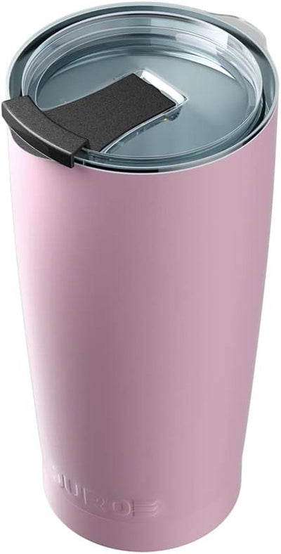 20oz Stainless Steel Tumbler, Vacuum Insulated with Lid and Straw for Hot and Cold Drinks