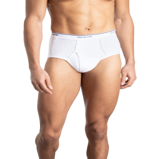 Fruit of the Loom Men'S White Briefs, 9 Pack, Sizes S-XL
