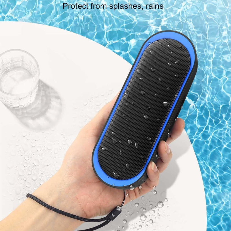 Waterproof Bluetooth Speaker with TWS, 24-Hour Playtime, Stereo Sound