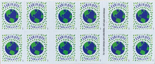 USPS Earth Day Forever Stamps 2020 - Booklet of 20 Postage Stamps